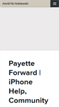 Mobile Screenshot of payetteforward.com